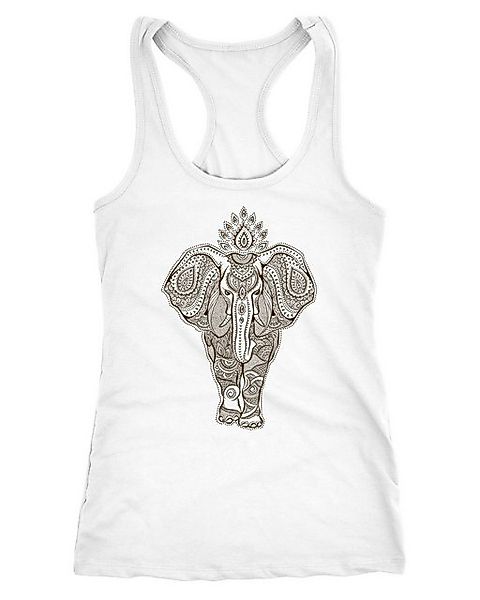 Neverless Tanktop Damen Tank-Top Zentangle Elefant günstig online kaufen