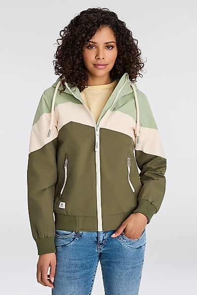 Ragwear Funktionsjacke "NUGGIE OMBRE O", mit Kapuze, Übergangsjacke aus was günstig online kaufen