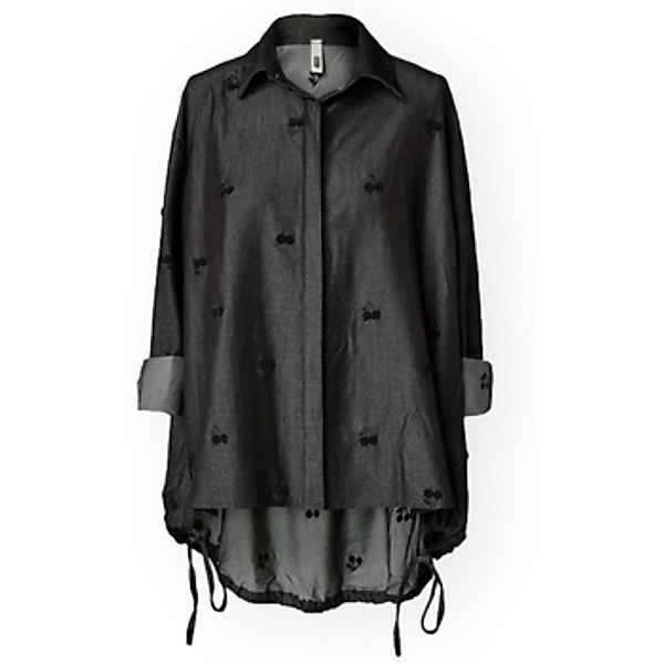 Wendy Trendy  Blusen Shirt 240663 - Dark Grey günstig online kaufen
