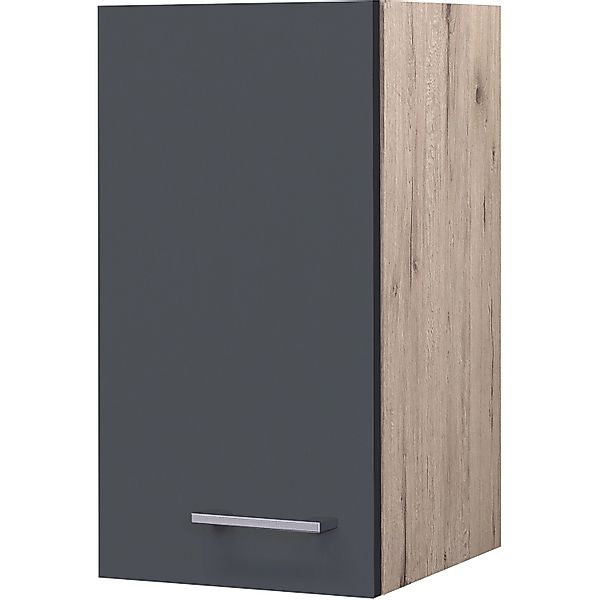 Flex-Well Exclusiv Küchen-Oberschrank Morena 30cm Basaltgrau matt-San Remo günstig online kaufen