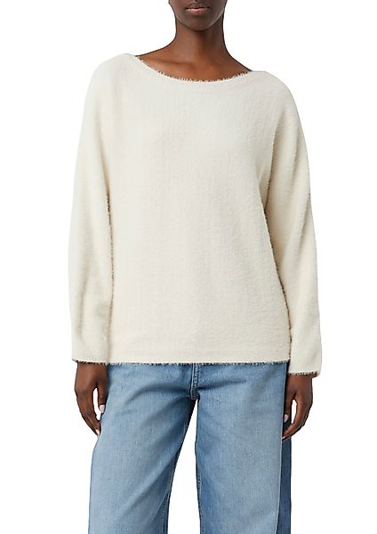 Comma Strickpullover mit extra weichem Plüsch günstig online kaufen