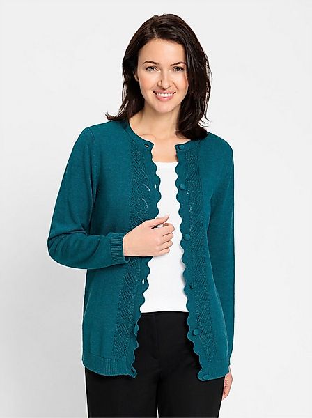 Witt Strickjacke Strickjacke Langarm Jersey, Zopfmuster günstig online kaufen