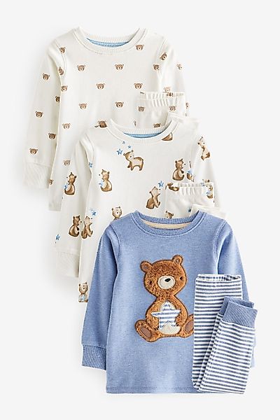 Next Pyjama 3er-Pack Snuggle Schlafanzüge (6 günstig online kaufen