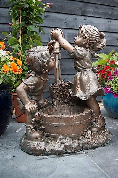 Ubbink AcquaArte Memphis Gartenbrunnen Set Springbrunnen günstig online kaufen