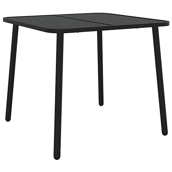 vidaXL Gartentisch Anthrazit 80x80x71 cm Stahl 362737 günstig online kaufen