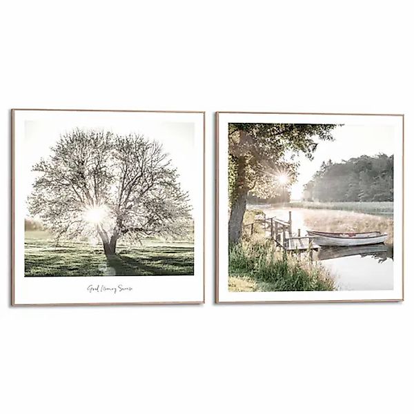 Reinders! Poster »Nature Vibe«, Home Office - Grün - MDF - Landschaften - 5 günstig online kaufen