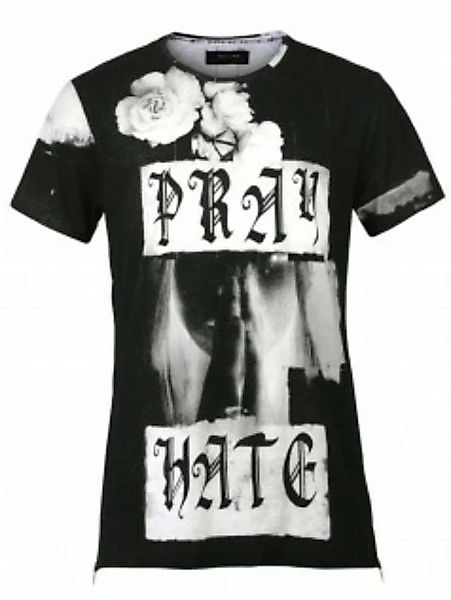 Religion Herren Shirt Pray Hate (M) (wei) günstig online kaufen