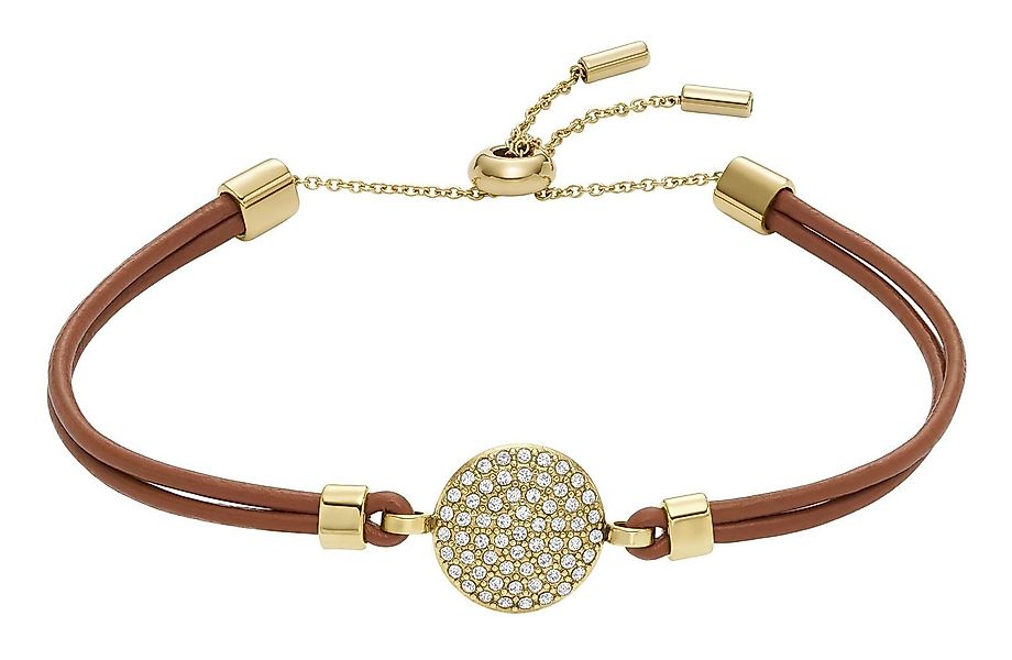 Fossil Lederarmband Leather Bracelet, aus echtem günstig online kaufen