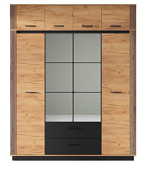 Feldmann-Wohnen Kleiderschrank Urso (mit Türen, mit Einlegeböden, mit Kleid günstig online kaufen