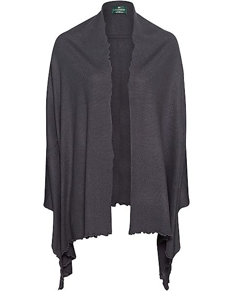 Luise Steiner Strickcape Stola mit Wellkante günstig online kaufen