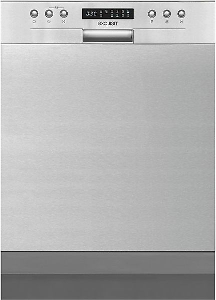 exquisit teilintegrierbarer Geschirrspüler "EGSP9414-EF-030D inox" 14 Maßge günstig online kaufen