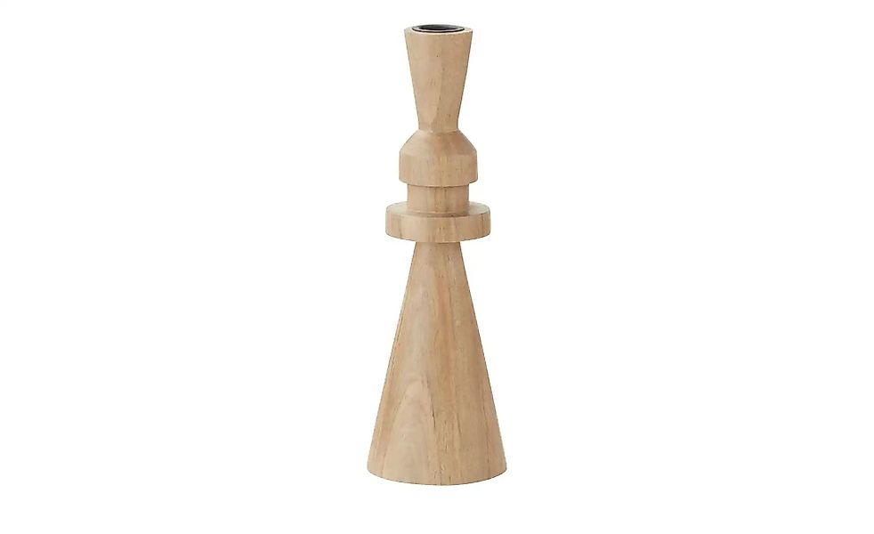 HOME STORY Kerzenleuchter   ¦ holzfarben ¦ Holz,Metall ¦ Maße (cm): H: 26 günstig online kaufen