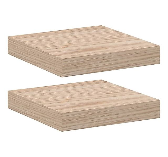 vidaXL Regal Schweberegal 2 Stk. 23x23,5x4 cm Holzwerkstoff, 2-tlg. günstig online kaufen