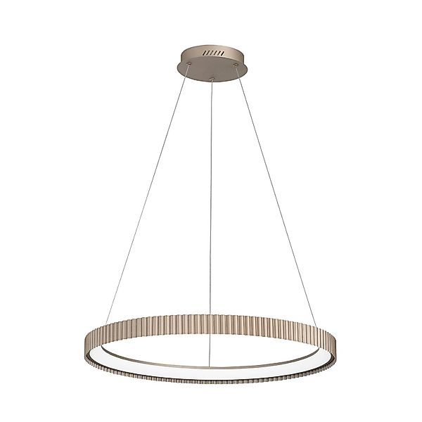 LED-Pendellampe Niike, goldfarben, Ø 70 cm, Metall, CCT günstig online kaufen