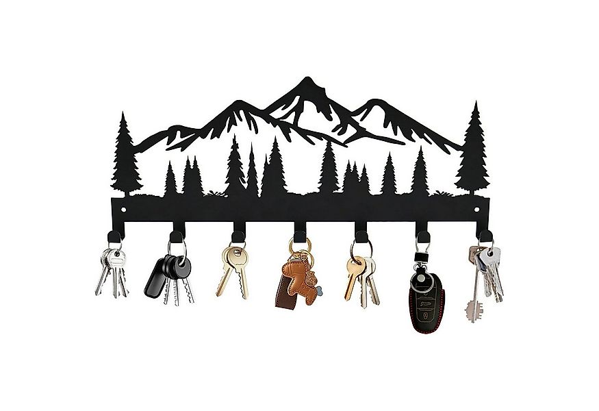 Auledio Schlüsselbrett Metall-Schlüsselhalter – 7/8 Haken Organizer für Ein günstig online kaufen