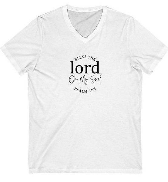 Quality Elegance V-Shirt Bless the Lord Oh My Soul Psalm 103 Christliches T günstig online kaufen