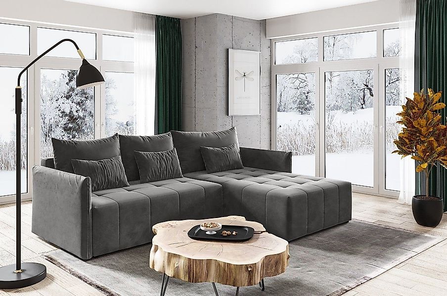 Sofnet Ecksofa Leno L, mit Schlaffunktion günstig online kaufen