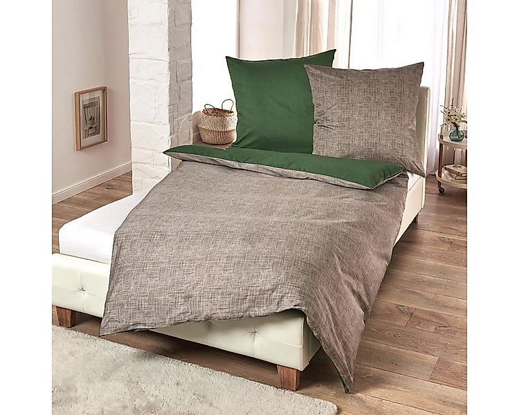 TRAUMSCHLAF Bettwäsche Texture, Mako Satin, 1 teilig, Mako-Satin mit sehr f günstig online kaufen