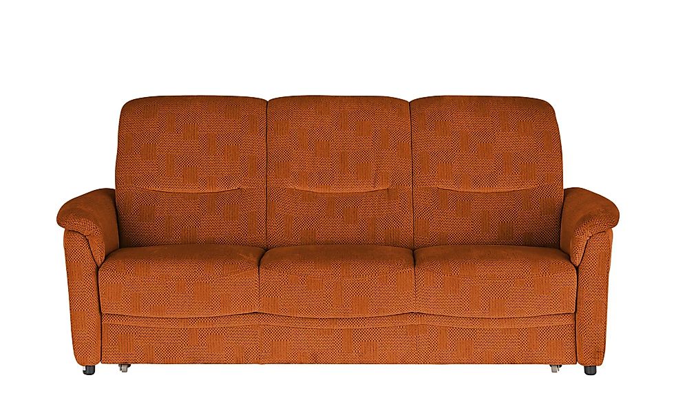 Polstermöbel Oelsa Schlafsofa  Sarah - orange - 223 cm - 100 cm - 92 cm - P günstig online kaufen