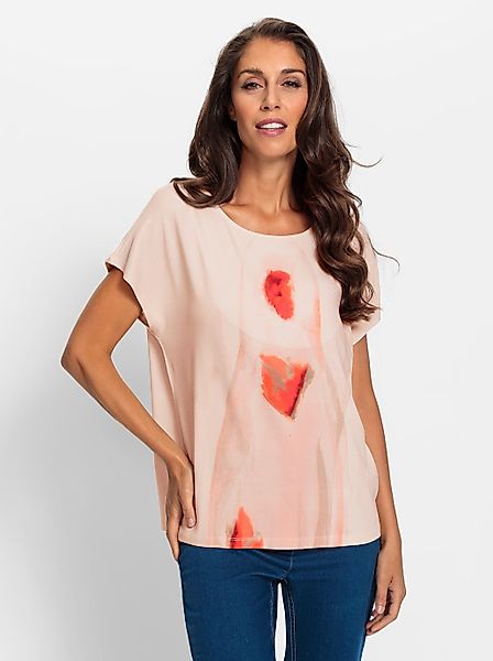 heine Kurzarmshirt "Druck-Shirt", (1 tlg.) günstig online kaufen