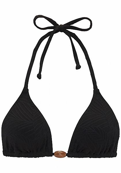 LASCANA Triangel-Bikini-Top "Fay", aus eleganter Strukturware günstig online kaufen