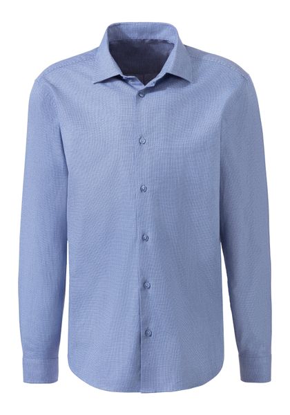 H.I.S Langarmhemd "Regular-fit" elastisches Jaquard-Hemd in Regular Fit, pf günstig online kaufen