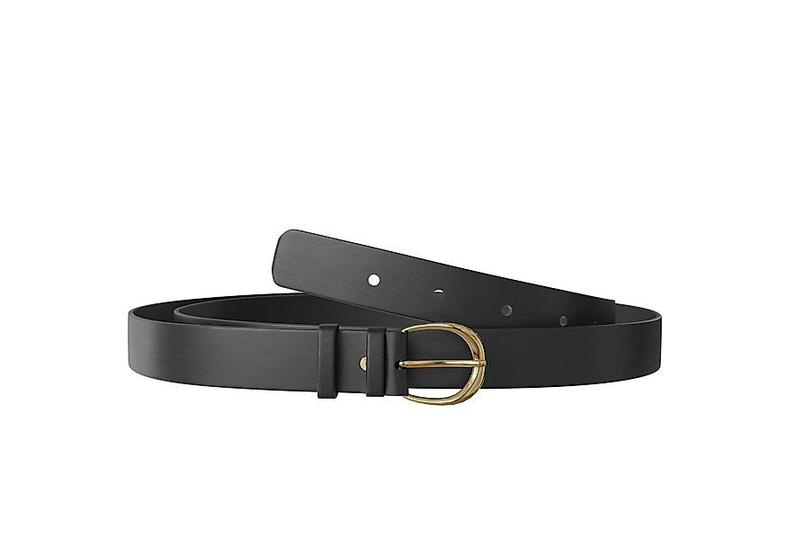 KMISSO Ledergürtel Damen Leder Gürtel mit goldener Schließe aus Polen 30646 günstig online kaufen