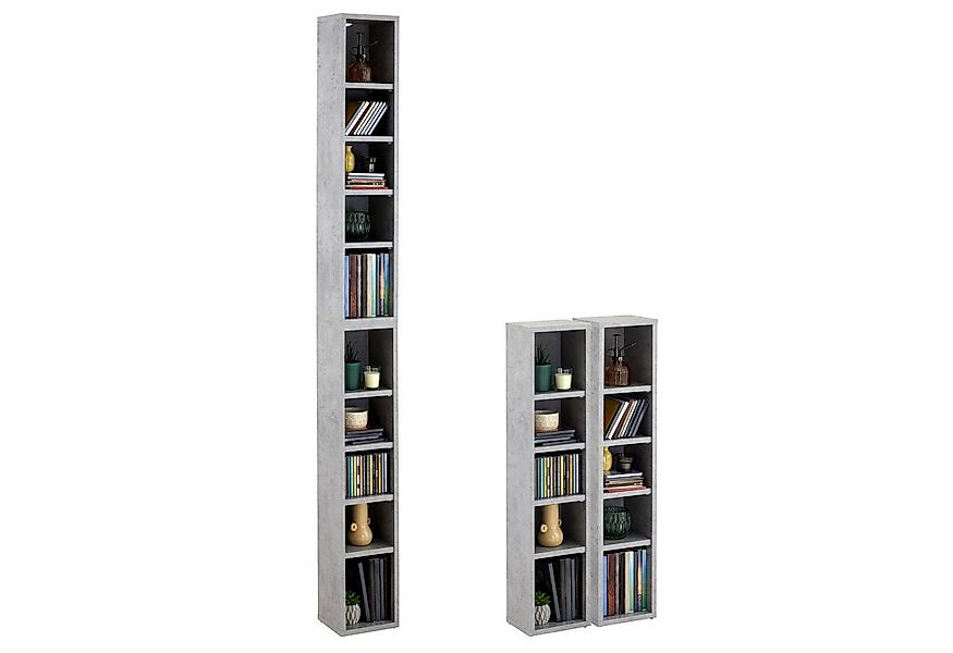 CARO-Möbel CD-Regal CHART, Medienregal aus 2 Modulen, Medien Aufbewahrung b günstig online kaufen