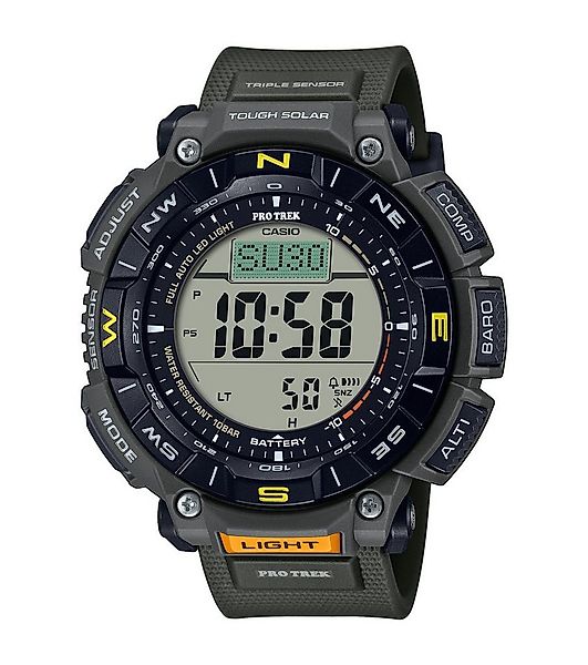 CASIO Solaruhr, Casio PRG-340-3ER Pro Trek Outdoor Herrenuhr günstig online kaufen