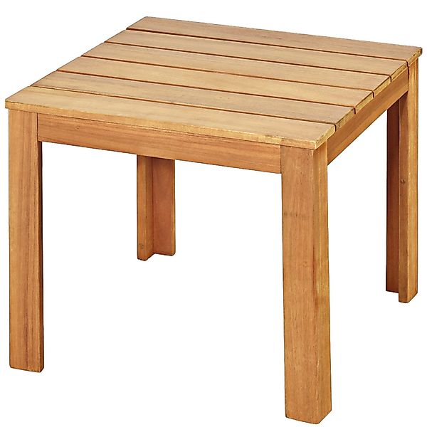 COSTWAY Gartentisch, aus Akazienholz, Beistelltisch bis günstig online kaufen
