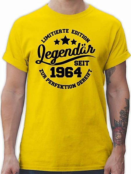 Shirtracer T-Shirt Legendär seit 1964 - schwarz 60. Geburtstag günstig online kaufen