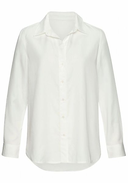 LASCANA Hemdbluse aus Lyocellqualität, klassische Langarmbluse günstig online kaufen