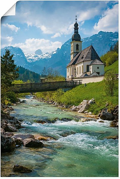 Artland Wandbild "Frühling in Ramsau", Seebilder, (1 St.), als Alubild, Lei günstig online kaufen