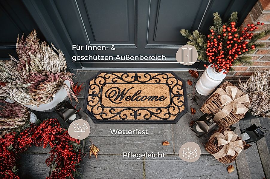 HANSE Home Fußmatte Gummi-Kokos Braided Classic günstig online kaufen