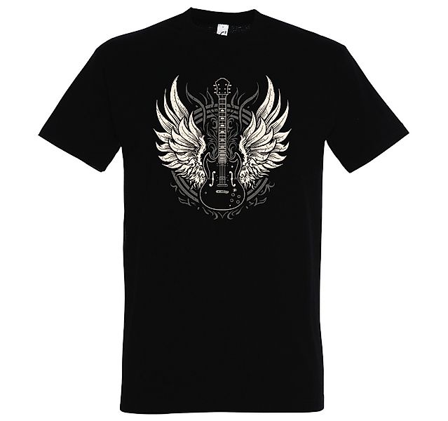 Youth Designz T-Shirt GitarreFlügel Herren T-Shirt günstig online kaufen