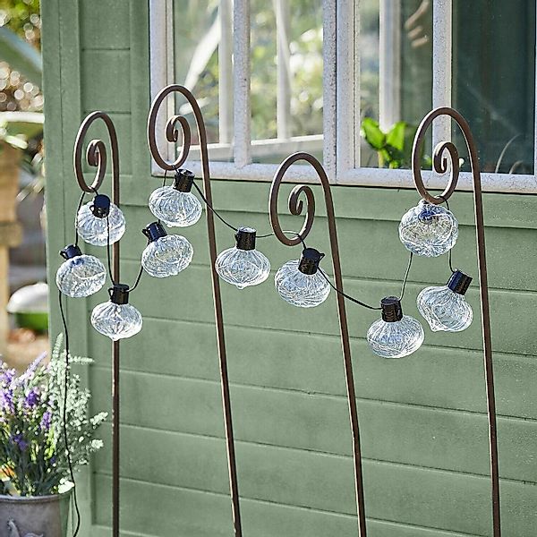 Mirabeau Lichterkette Solar-Lichterkette Lunda Sul klar/schwarz günstig online kaufen