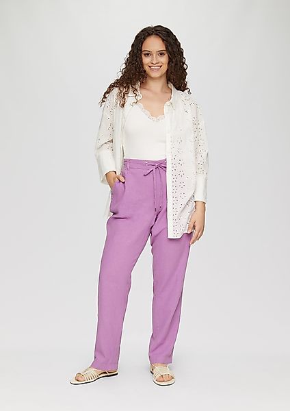 QS Stoffhose Hose aus Leinenmix mit günstig online kaufen