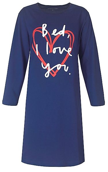 TEMPTATION Nachthemd Damen Schlafshirt mit langem Arm (1-tlg) Baumwolle günstig online kaufen