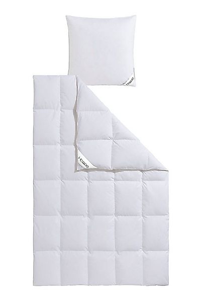 Home affaire Daunenbettdecke + Kopfkissen Köniz, Bettdecke 135x200&155x220 günstig online kaufen