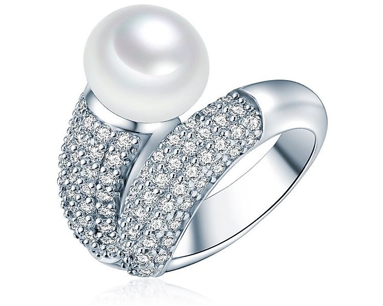 Valero Pearls Perlenring silber, aus Süßwasser-Zuchtperlen günstig online kaufen