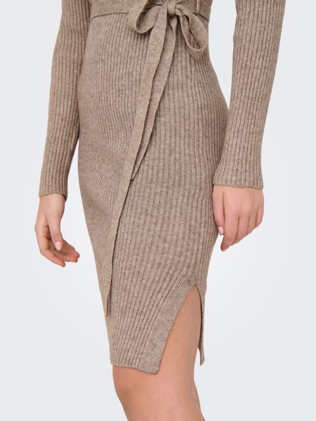 ONLY Strickkleid ONLVENLO L/S RIB WRAP günstig online kaufen