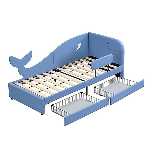 OKWISH Schlafsofa Kinderbett, Daybett mit Walförmigem Design, Tagesbett aus günstig online kaufen