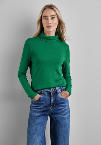 STREET ONE Langarmshirt im soften Baumwoll-Mix günstig online kaufen