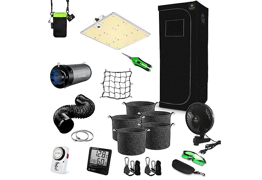 Cannabis 4 Home Gewächshaus Canna4Home GrowBox Komplettset 60 x 60 x 180cm günstig online kaufen