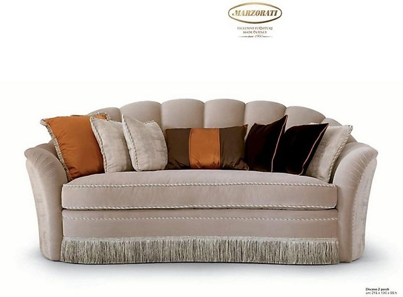 JVmoebel Sofa Zweisitzer Sofa 2 Sitzer Sofas Luxus Wohnzimmer Stoff Grau Po günstig online kaufen