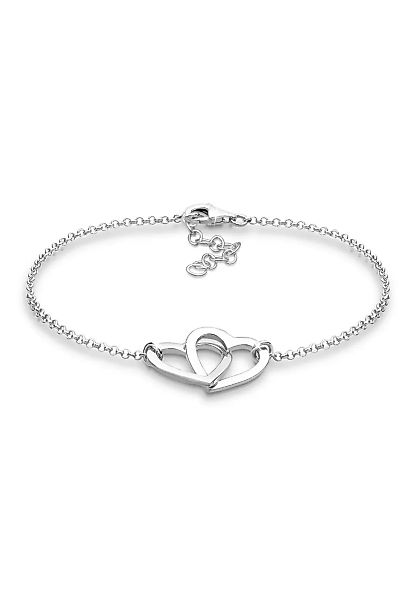 Elli Armband "Herzen Symbol Klassisch Liebe 925 Silber" günstig online kaufen