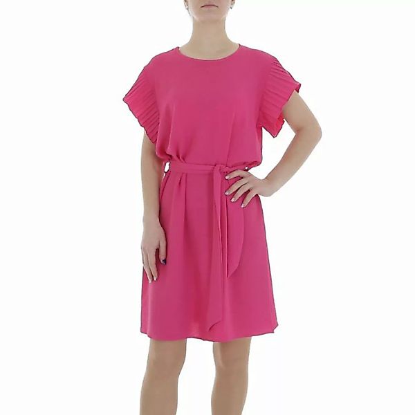 Ital-Design Sommerkleid Damen Freizeit (86164425) Kreppoptik/gesmokt Minikl günstig online kaufen