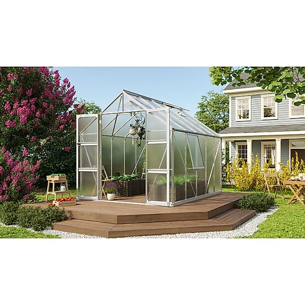 Vitavia Gewächshaus Olymp 8300 Alu 8,3 m² inkl. Fundamentrahmen günstig online kaufen