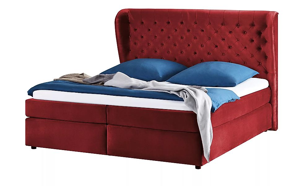 smart Boxspringbett  Queen - rot - 172 cm - 132 cm - 217 cm - Betten > Boxs günstig online kaufen