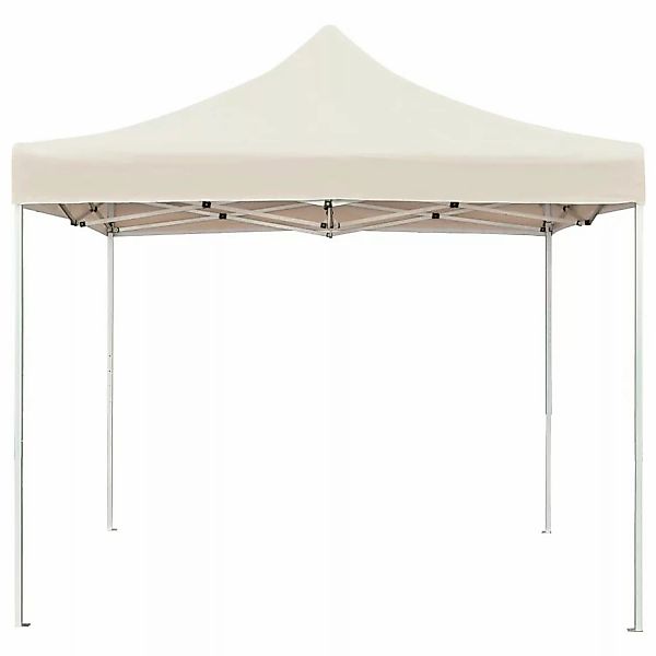 vidaXL Profi-Partyzelt Faltbar Aluminium 3x3 m Creme günstig online kaufen